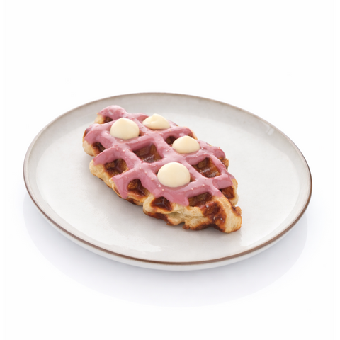 Pink Croissant Wafel